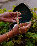 Green Oval Bracelet Watch-Watches-Yiyae-Yiyae