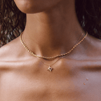 Green Star Pendant Necklace-Necklaces-Yiyae-Yiyae