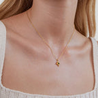 Green Star Pendant Necklace-Necklaces-Yiyae-Yiyae