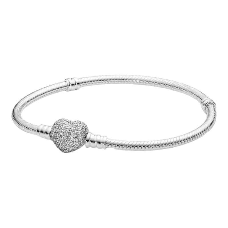Heart Charm Bracelet-Bracelets-Yiyae-Yiyae