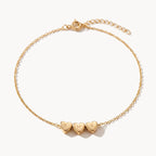 Heart Initial Bracelet-Bracelets-Yiyae-Gold-Yiyae