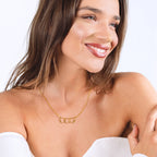Heart Outline Name Necklace-Necklaces-Yiyae-Yiyae