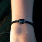Heart Photo Cord Bracelet-Bracelets-Yiyae-Yiyae