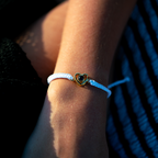 Heart Photo Cord Bracelet-Bracelets-Yiyae-Yiyae