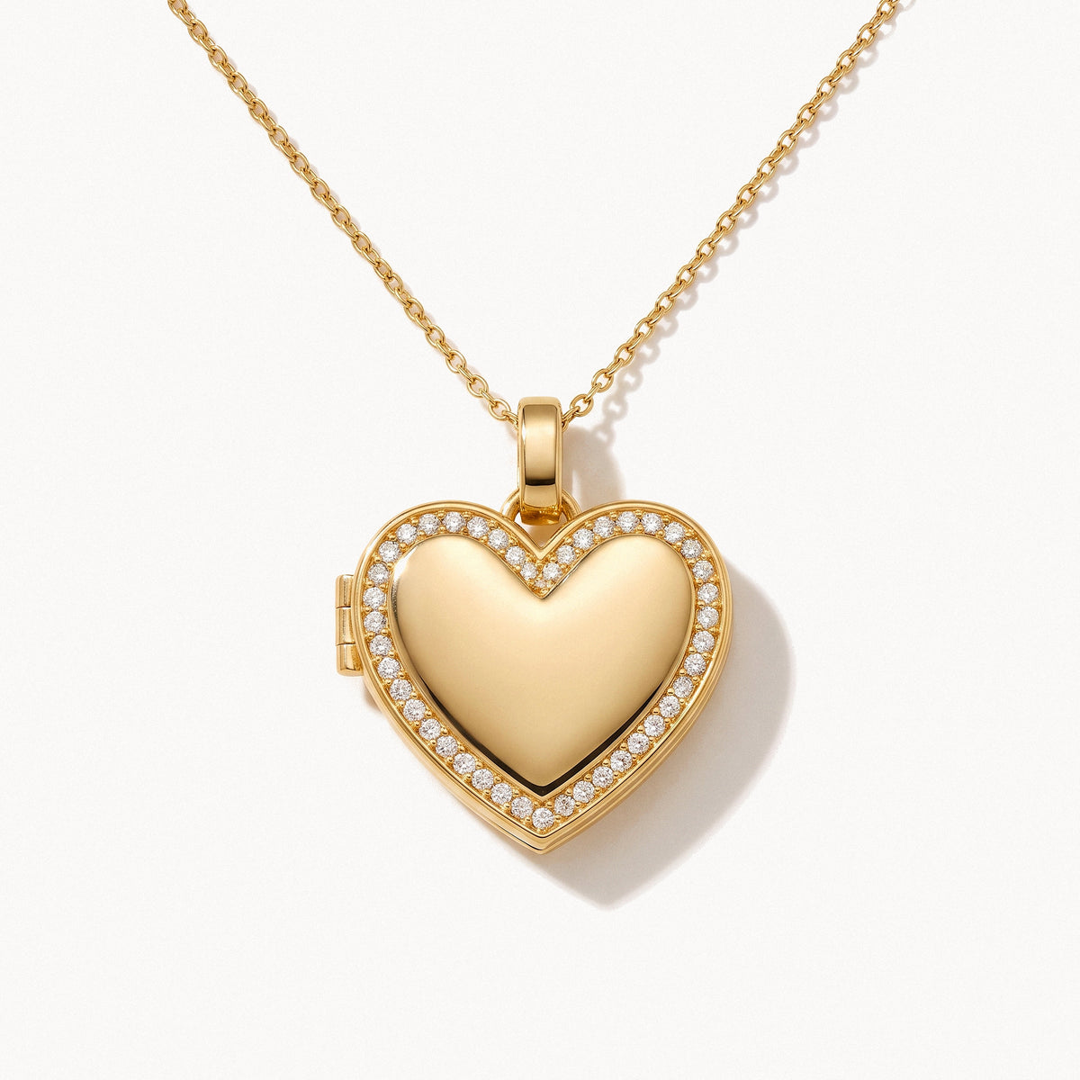 Heart Photo Locket Necklace-Necklaces-Yiyae-Gold-Yiyae