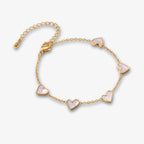 Heart Station Bracelet-Bracelets-Yiyae-Yiyae