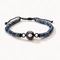 Heishi Photo Bracelet-Bracelets-Yiyae-Lapis-Yiyae