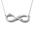 Infinity Name Necklace-Necklaces-Yiyae-Silver-Yiyae