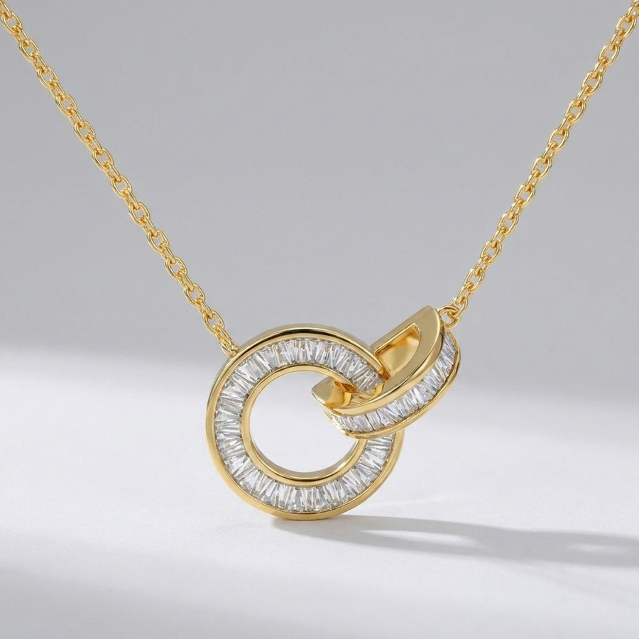 Interlocking Circle Necklace