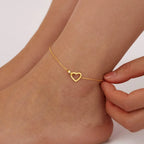 Interlocking Heart Anklet-Anklets-Yiyae-Yiyae