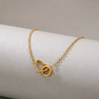 Interlocking Heart Anklet-Anklets-Yiyae-Yiyae