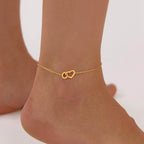Interlocking Heart Anklet-Anklets-Yiyae-Yiyae
