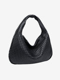 Large Woven Hobo Bag-Bags-Yiyae-Black-Yiyae