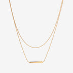 Layered Bar Necklace-Necklaces-Yiyae-Yiyae