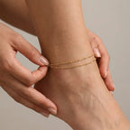 Layered Chain Anklet-Anklets-Yiyae-Yiyae