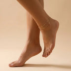 Layered Chain Anklet-Anklets-Yiyae-Yiyae
