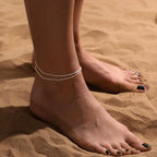 Layered Chain Anklet-Anklets-Yiyae-Yiyae