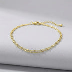 Layered Chain Anklet-Anklets-Yiyae-Gold-Yiyae