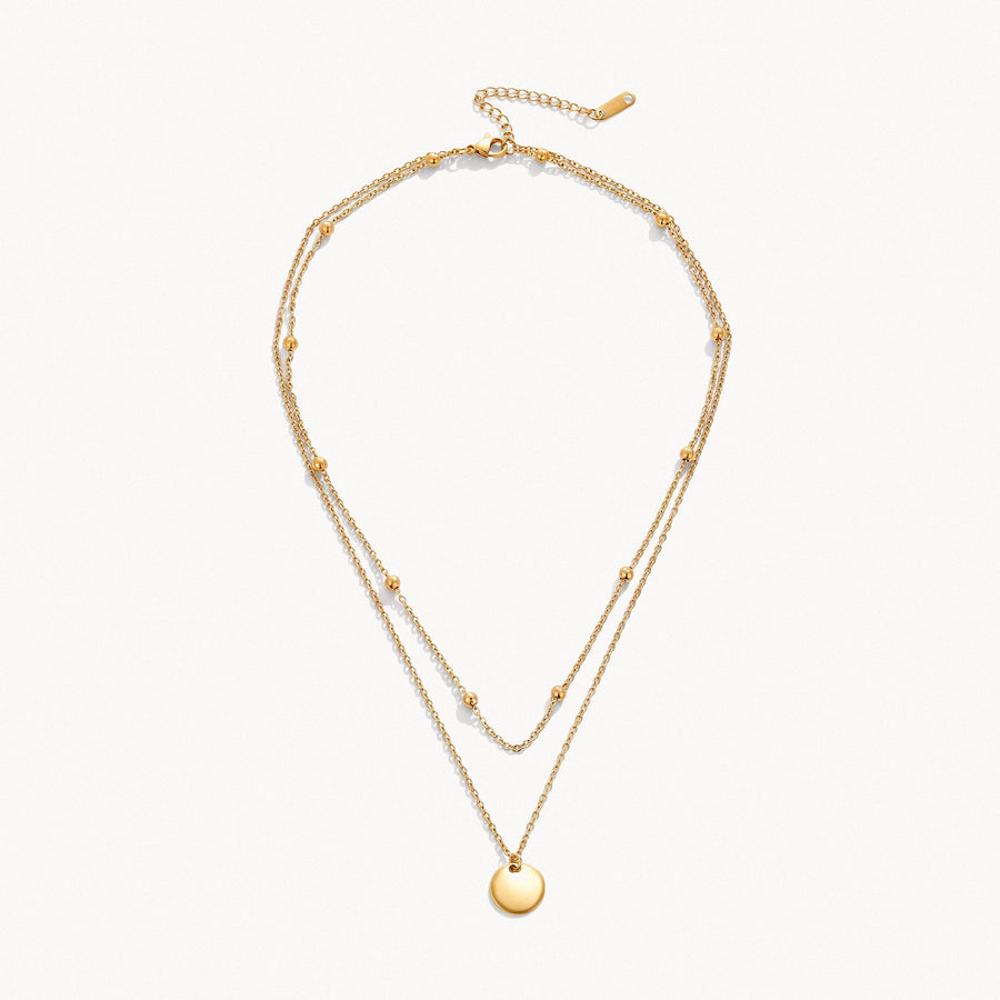 Layered Disc Necklace