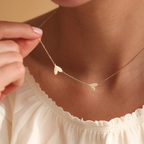 Linked Heart Name Necklace-Necklaces-Yiyae-Yiyae