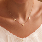 Linked Heart Name Necklace-Necklaces-Yiyae-Yiyae