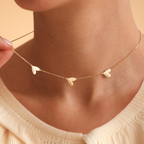 Linked Heart Name Necklace-Necklaces-Yiyae-Yiyae