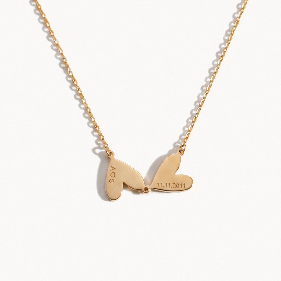 Linked Heart Name Necklace