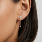 Long Crystal Drop Earrings-Earrings-Yiyae-Yiyae