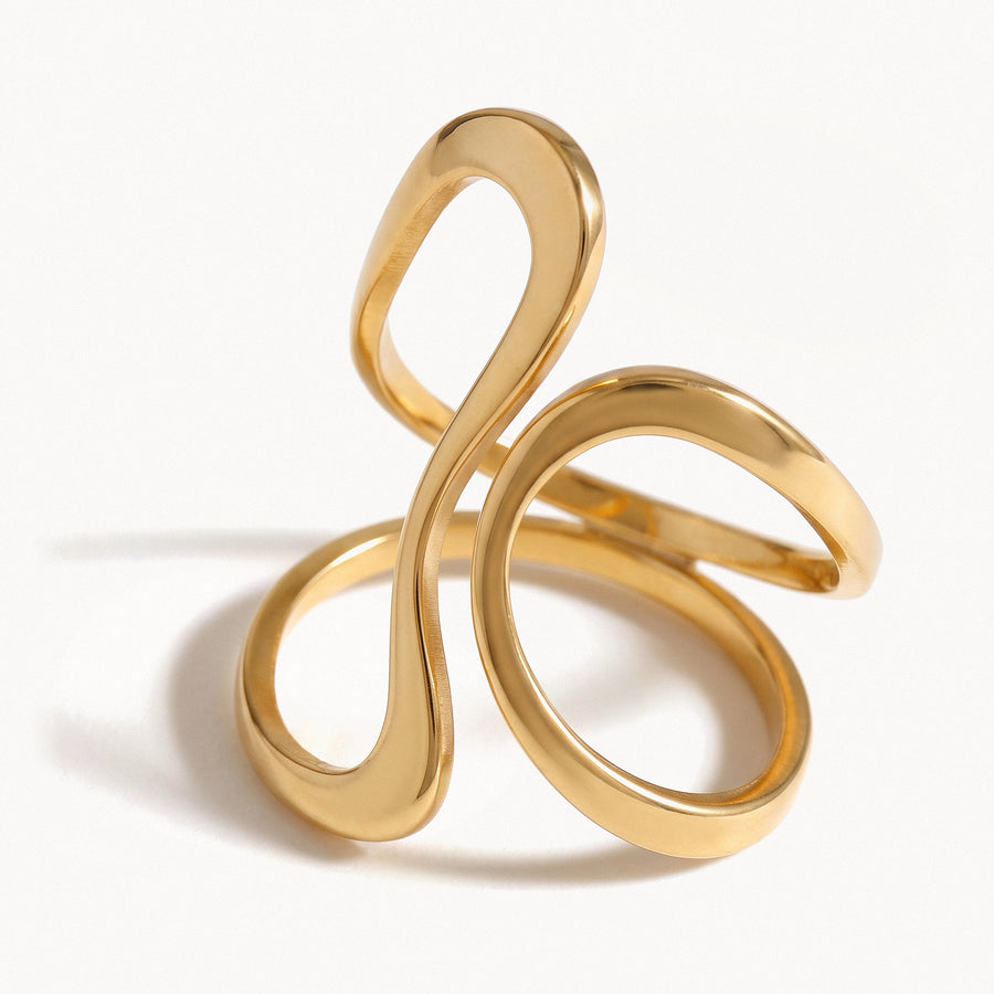 Looped Open Ring