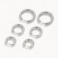 Mini Hoop Earring Set-Earrings-Yiyae-Silver-Yiyae
