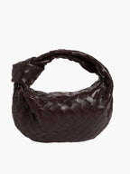 Mini Woven Knot Bag-Bags-Yiyae-Brown-Yiyae