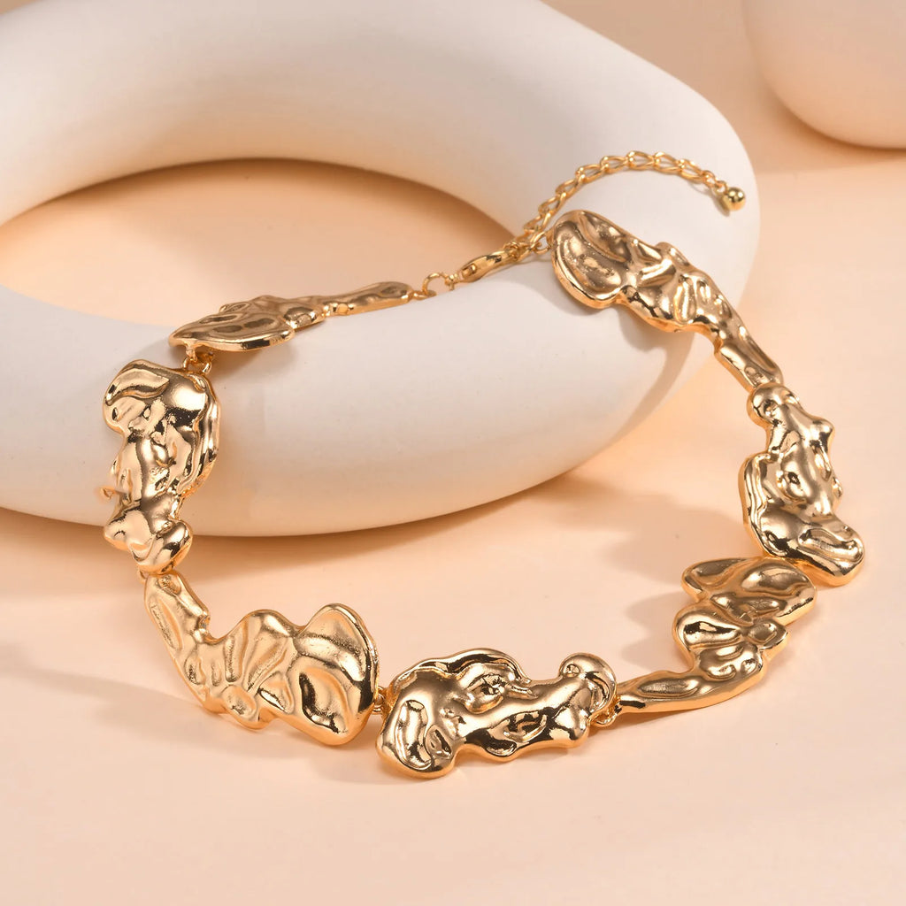 Molten Link Choker-Necklaces-Yiyae-Yiyae
