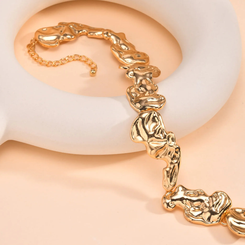 Molten Link Choker-Necklaces-Yiyae-Yiyae