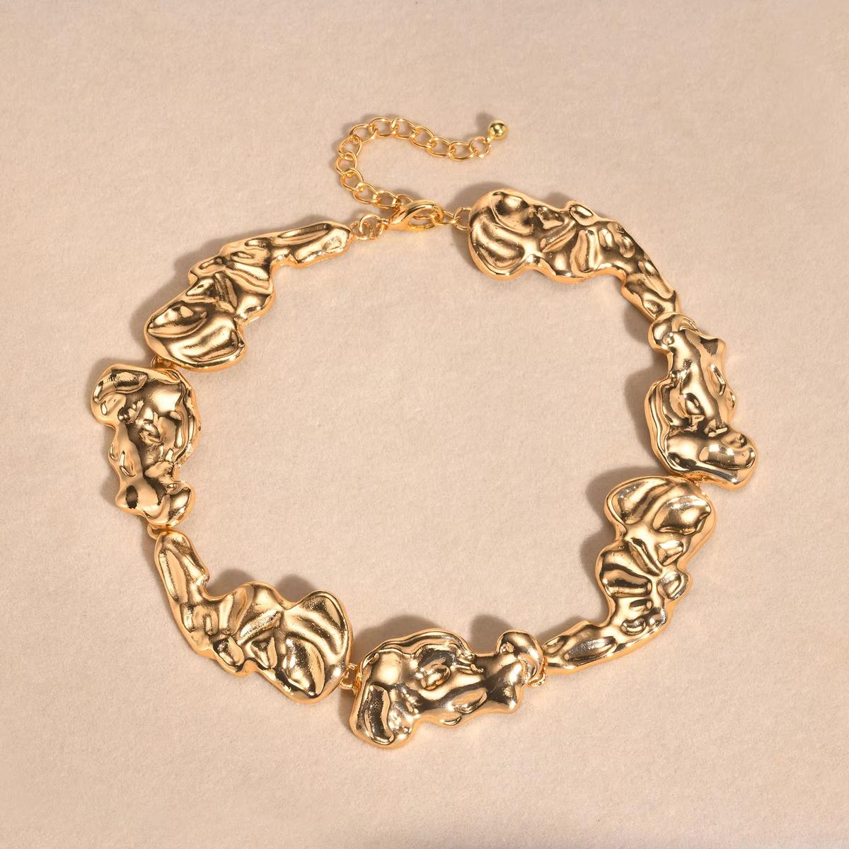 Molten Link Choker-Necklaces-Yiyae-Yiyae