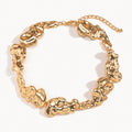 Molten Link Choker-Necklaces-Yiyae-Gold-Yiyae