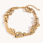 Molten Link Choker-Necklaces-Yiyae-Gold-Yiyae