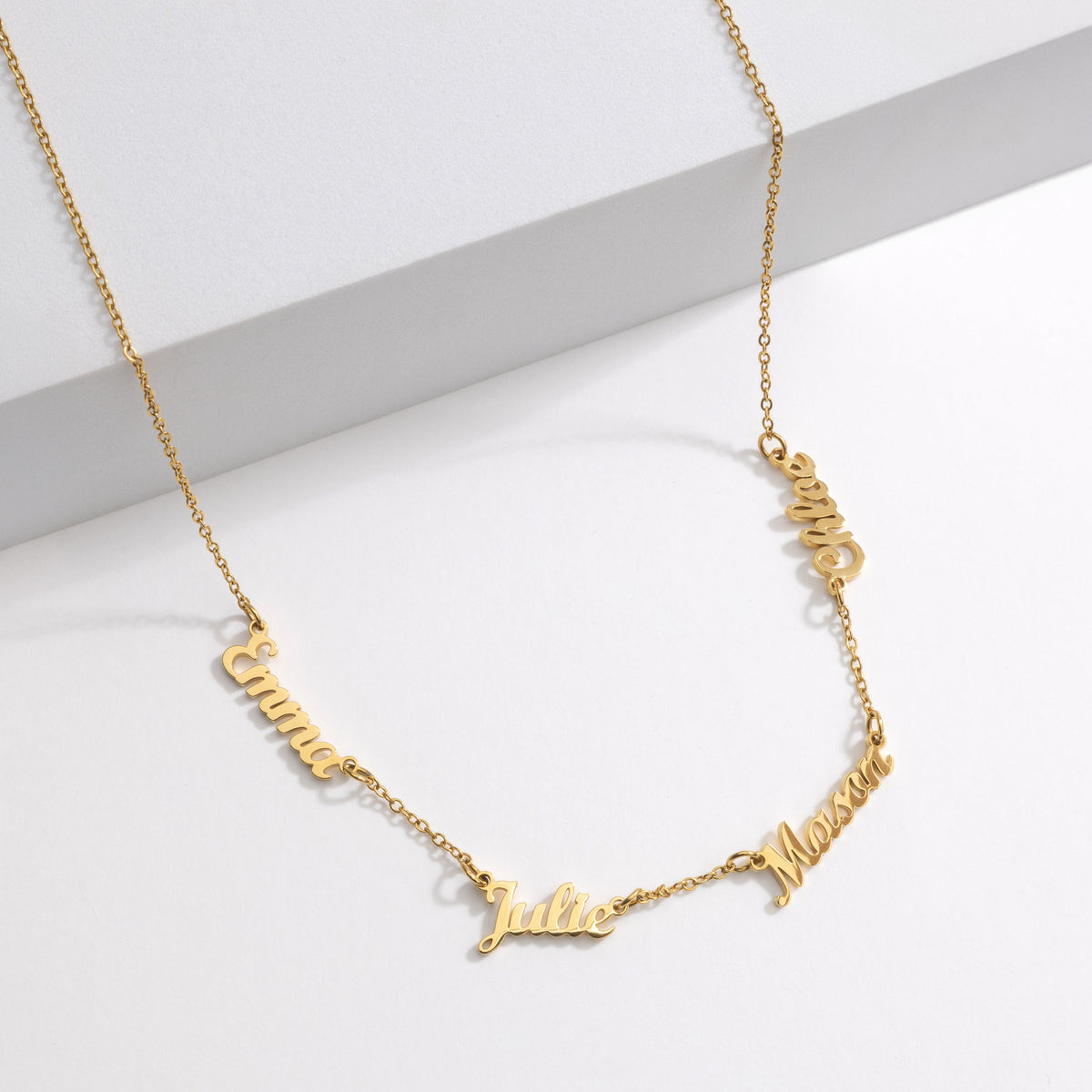 Multi-Name Necklace-Necklaces-Yiyae-Yiyae