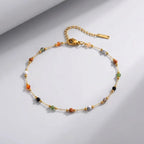 Multicolor Bead Anklet-Anklets-Yiyae-Yiyae