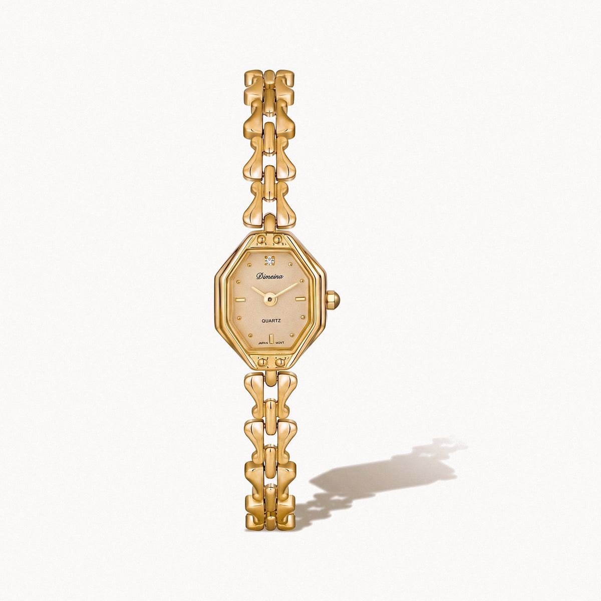 Octagonal Bracelet Watch-Watches-Yiyae-Gold-Yiyae