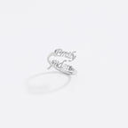Open Name Ring-Rings-Yiyae-Silver-Adjustable size (Open Ring Design)-Yiyae