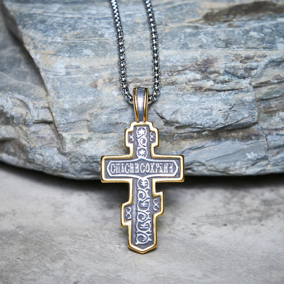 Orthodox Crucifix Necklace-Necklaces-Yiyae-Yiyae