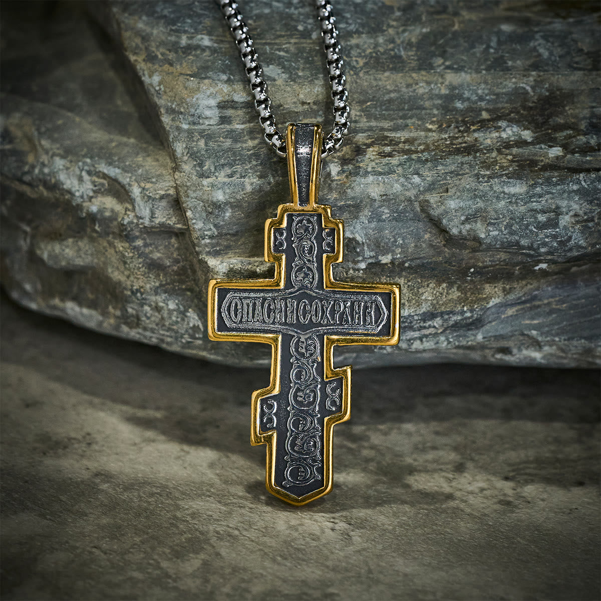 Orthodox Crucifix Necklace-Necklaces-Yiyae-Yiyae