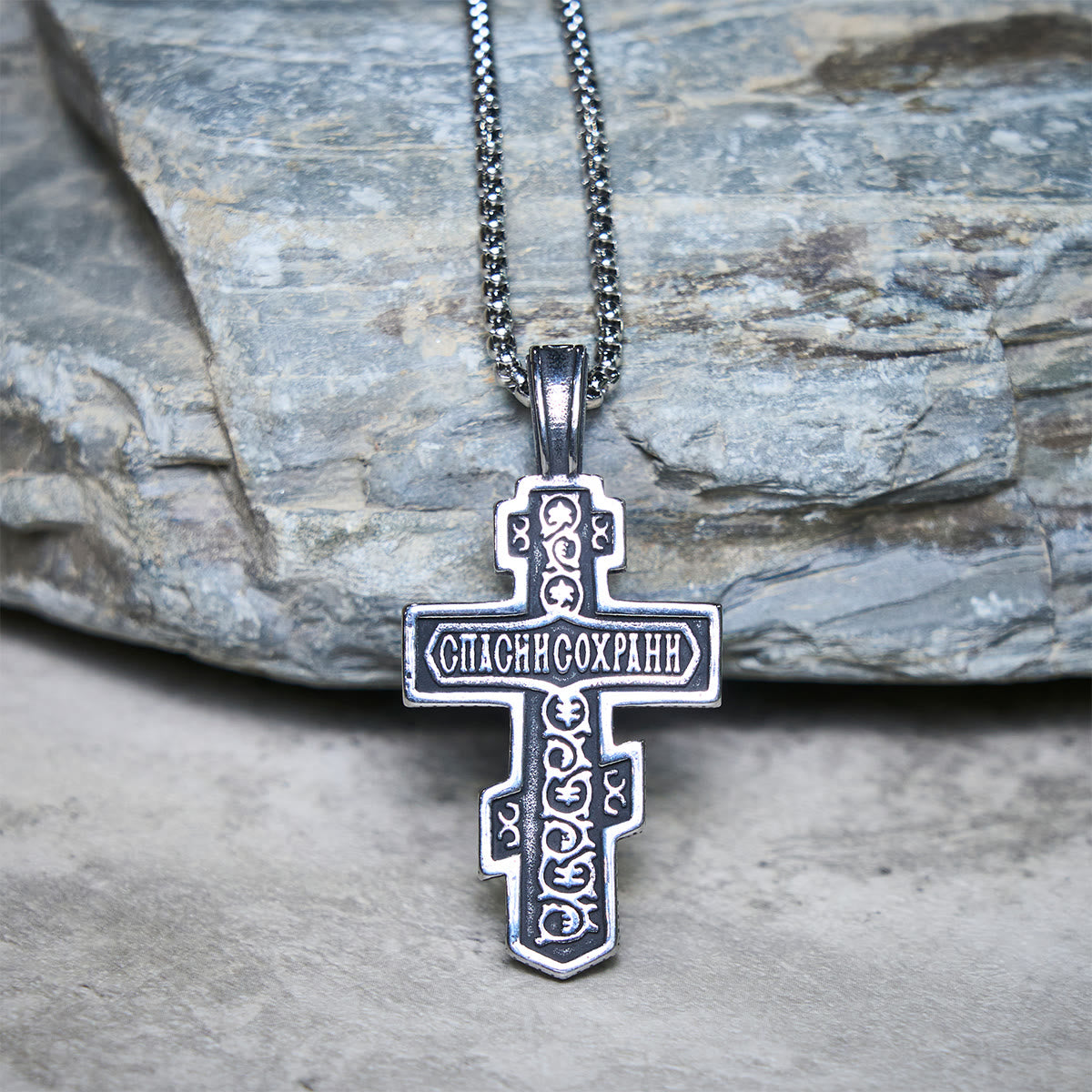 Orthodox Crucifix Necklace-Necklaces-Yiyae-Yiyae