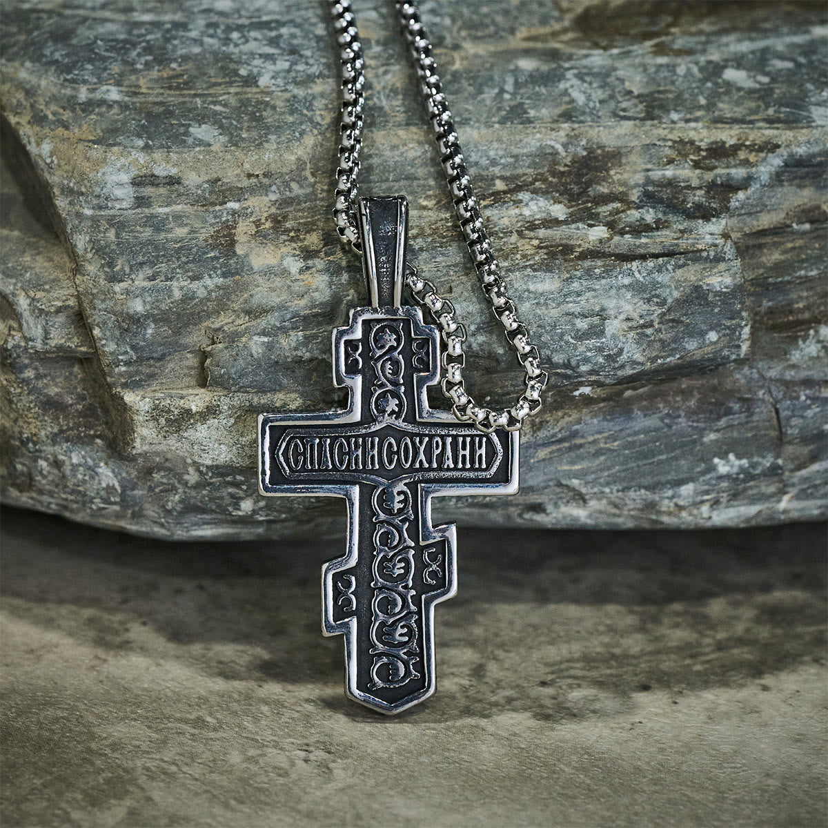 Orthodox Crucifix Necklace-Necklaces-Yiyae-Yiyae