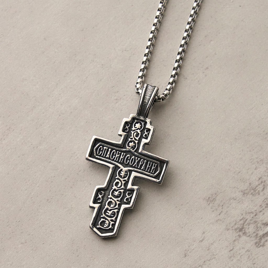 Orthodox Crucifix Necklace-Necklaces-Yiyae-Yiyae