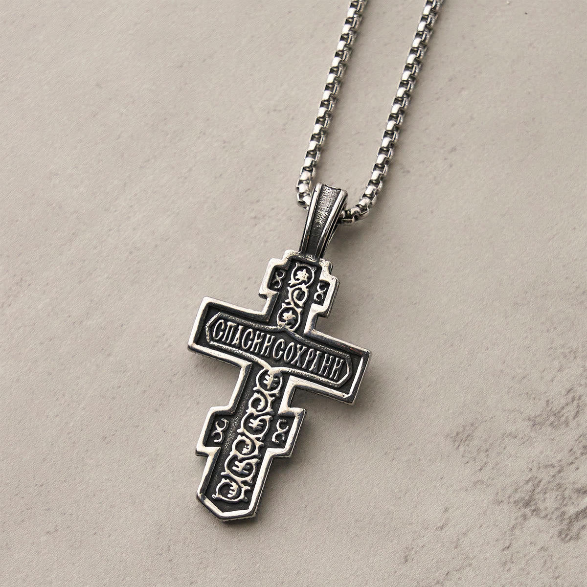 Orthodox Crucifix Necklace-Necklaces-Yiyae-Yiyae