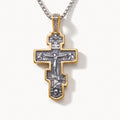Orthodox Crucifix Necklace-Necklaces-Yiyae-Golden-Yiyae