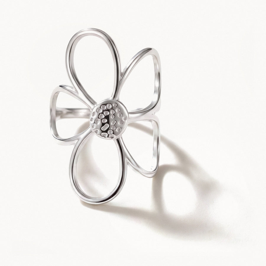 Outline Flower Ring