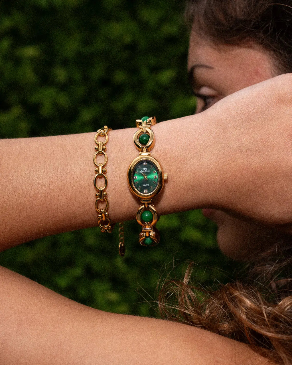 Oval Pearl-Detail Watch-Watches-Yiyae-Yiyae