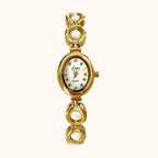 Oval Pearl-Detail Watch-Watches-Yiyae-Yiyae